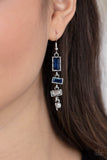 Paparazzi "Modern Day Artifact" Blue Earrings Paparazzi Jewelry