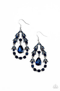 Paparazzi "Garden Decorum" Blue Earrings Paparazzi Jewelry