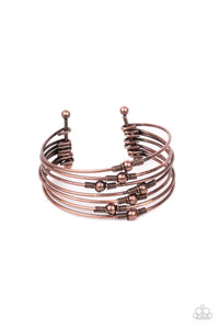 Paparazzi "Industrial Intricacies" Copper Bracelet Paparazzi Jewelry