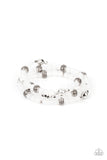 Paparazzi "Here TO Staycation" White Bracelet Paparazzi Jewelry