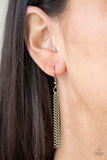 Paparazzi "Metallic Merger" Brass Necklace & Earring Set Paparazzi Jewelry
