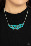 Paparazzi "Eden Escape" Blue Necklace & Earring Set Paparazzi Jewelry