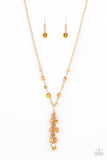 Paparazzi "Cosmic Charisma" Gold Necklace & Earring Set Paparazzi Jewelry