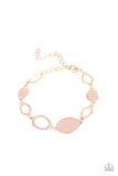 Paparazzi "OVAL and Out" Rose Gold Bracelet Paparazzi Jewelry