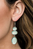 Paparazzi "Tiers Of Tranquility" FASHION FIX Blue Earrings Paparazzi Jewelry