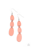 Paparazzi "Rainbow Drops" Orange Earrings Paparazzi Jewelry