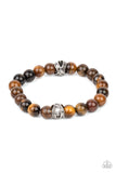 Paparazzi "Zen Commandments" Brown Bracelet Paparazzi Jewelry