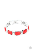Paparazzi "Fashion Fable" Red Bracelet Paparazzi Jewelry