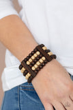 Paparazzi "Caribbean Catwalk" Brown Bracelet Paparazzi Jewelry