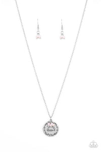 Paparazzi "Simple Blessings" Pink Necklace & Earring Set Paparazzi Jewelry
