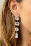 Paparazzi "Cosmic Heiress" FASHION FIX White Post Earrings Paparazzi Jewelry