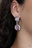 Paparazzi "Subtle Smolder" Pink Clip On Earrings Paparazzi Jewelry