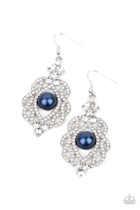 Paparazzi "Rhinestone Renaissance" Blue Earrings Paparazzi Jewelry