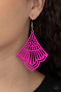 Paparazzi "Eastern Escape" Pink Earrings Paparazzi Jewelry