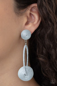 Paparazzi "Social Sphere" Silver Post Earrings Paparazzi Jewelry