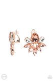 Paparazzi "Fearless Finesse" Rose Gold Clip On Earrings Paparazzi Jewelry