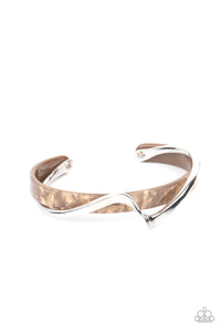 Paparazzi "Craveable Curves" Brown Bracelet Paparazzi Jewelry