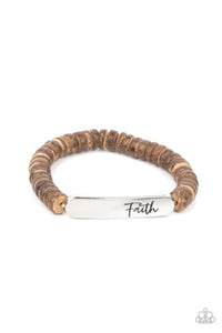 Paparazzi "Full Faith" Brown Bracelet Paparazzi Jewelry