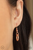 Paparazzi "Craveable Couture?" Copper Choker Necklace & Earring Set Paparazzi Jewelry