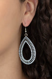 Paparazzi "Tear Tracks" White Earrings Paparazzi Jewelry