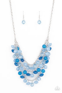 Paparazzi "Fairytale Timelessness" Blue Necklace & Earring Set Paparazzi Jewelry