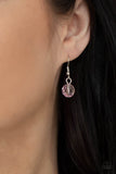 Paparazzi "Fairytale Timelessness" Pink Necklace & Earring Set Paparazzi Jewelry