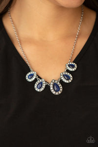 Paparazzi "Everlasting Enchantment" Blue Necklace & Earring Set Paparazzi Jewelry