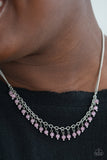 Paparazzi "Dew A Double Take" Pink Necklace & Earring Set Paparazzi Jewelry