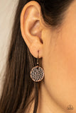 Paparazzi "Gallery Guru" Copper Necklace & Earring Set Paparazzi Jewelry