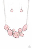 Paparazzi "So Jelly" Pink Necklace & Earring Set Paparazzi Jewelry