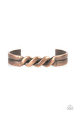 Paparazzi "Metro Machine" Copper Mens Bracelet Unisex Paparazzi Jewelry