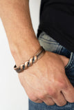 Paparazzi "Metro Machine" Copper Mens Bracelet Unisex Paparazzi Jewelry