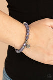 Paparazzi "Butterfly Wishes" Purple Bracelet Paparazzi Jewelry