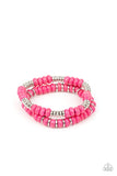 Paparazzi "Desert Rainbow" Pink Bracelet Paparazzi Jewelry