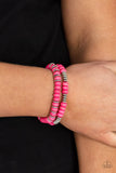 Paparazzi "Desert Rainbow" Pink Bracelet Paparazzi Jewelry