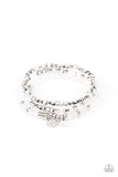 Paparazzi "Glacial Glimmer" White Bracelet Paparazzi Jewelry