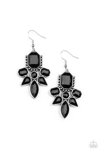 Paparazzi "Vacay Vixen" Black Earrings Paparazzi Jewelry