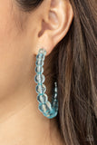 Paparazzi "In The Clear" Blue Post Earrings Paparazzi Jewelry