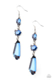 Paparazzi "Sophisticated Smolder" Blue Earrings Paparazzi Jewelry