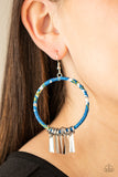 Paparazzi "Garden Chimes" Blue Earrings Paparazzi Jewelry