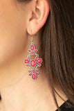 Paparazzi "VACAY The Premises" Pink Earrings Paparazzi Jewelry