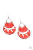 Paparazzi "Samba Scene" Red Earrings Paparazzi Jewelry