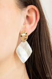 Paparazzi "Alluringly Lustrous" Gold Post Earrings Paparazzi Jewelry