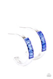 Paparazzi "Bursting With Brilliance" Blue Earrings Paparazzi Jewelry