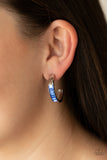 Paparazzi "Bursting With Brilliance" Blue Earrings Paparazzi Jewelry