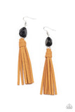 Paparazzi "All Natural Allure" Black Earrings Paparazzi Jewelry