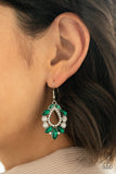 Paparazzi "New Age Noble" Green Earrings Paparazzi Jewelry
