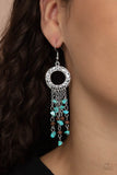 Paparazzi "Primal Prestige" Blue Earrings Paparazzi Jewelry