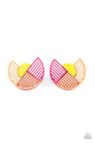Paparazzi "Its Just An Expression" Pink Post Earrings Paparazzi Jewelry