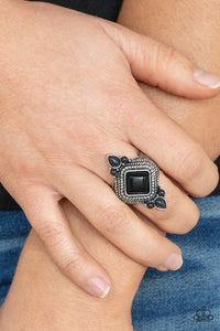 Paparazzi "Mesa Mystic" Black Ring Paparazzi Jewelry